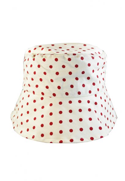 Polka Dotti White (Red)